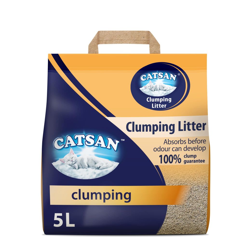 Catsan Clumping Cat Litter - Economy Pack: 2 x (3 x 5L)