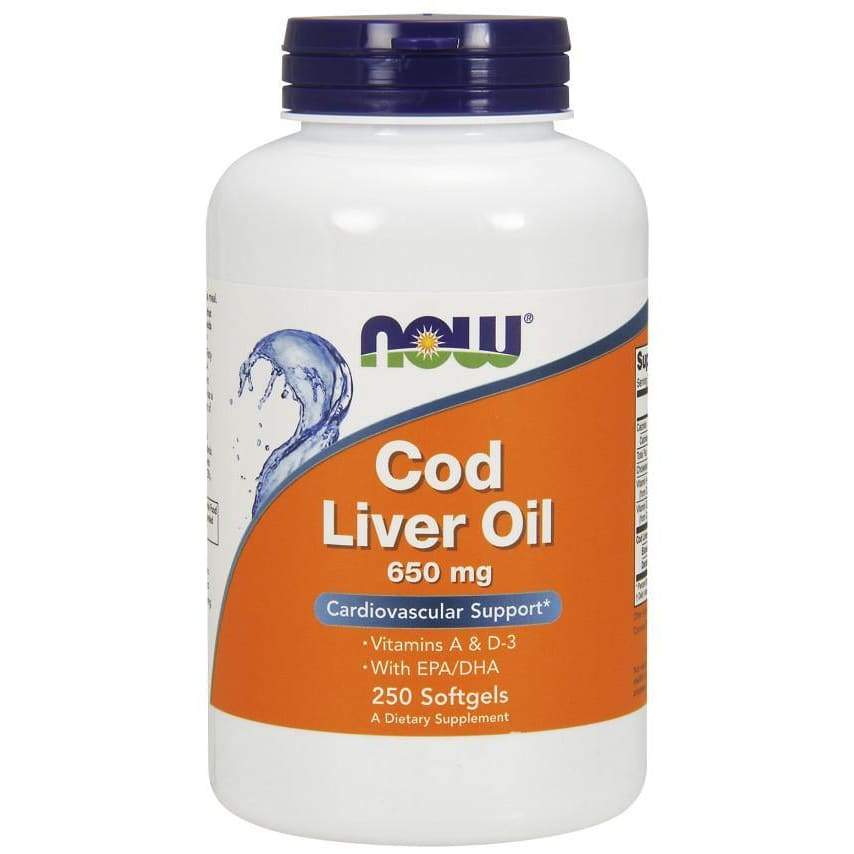 Cod Liver Oil, 650mg - 250 softgels