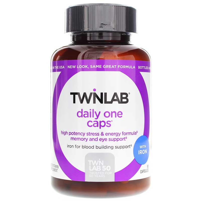 Twinlab Daily One Caps with Iron 90 Capsules