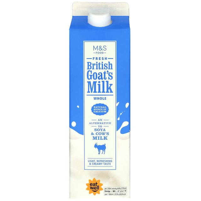 M&S British Fresh Goat's Whole Milk