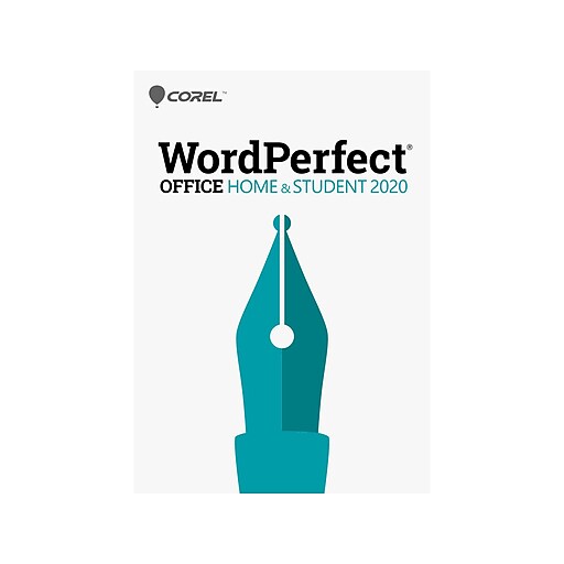 Corel WordPerfect Office Home & Student 2020 for 1 User, Windows, DVD (WP2020HSEFMBAMC)
