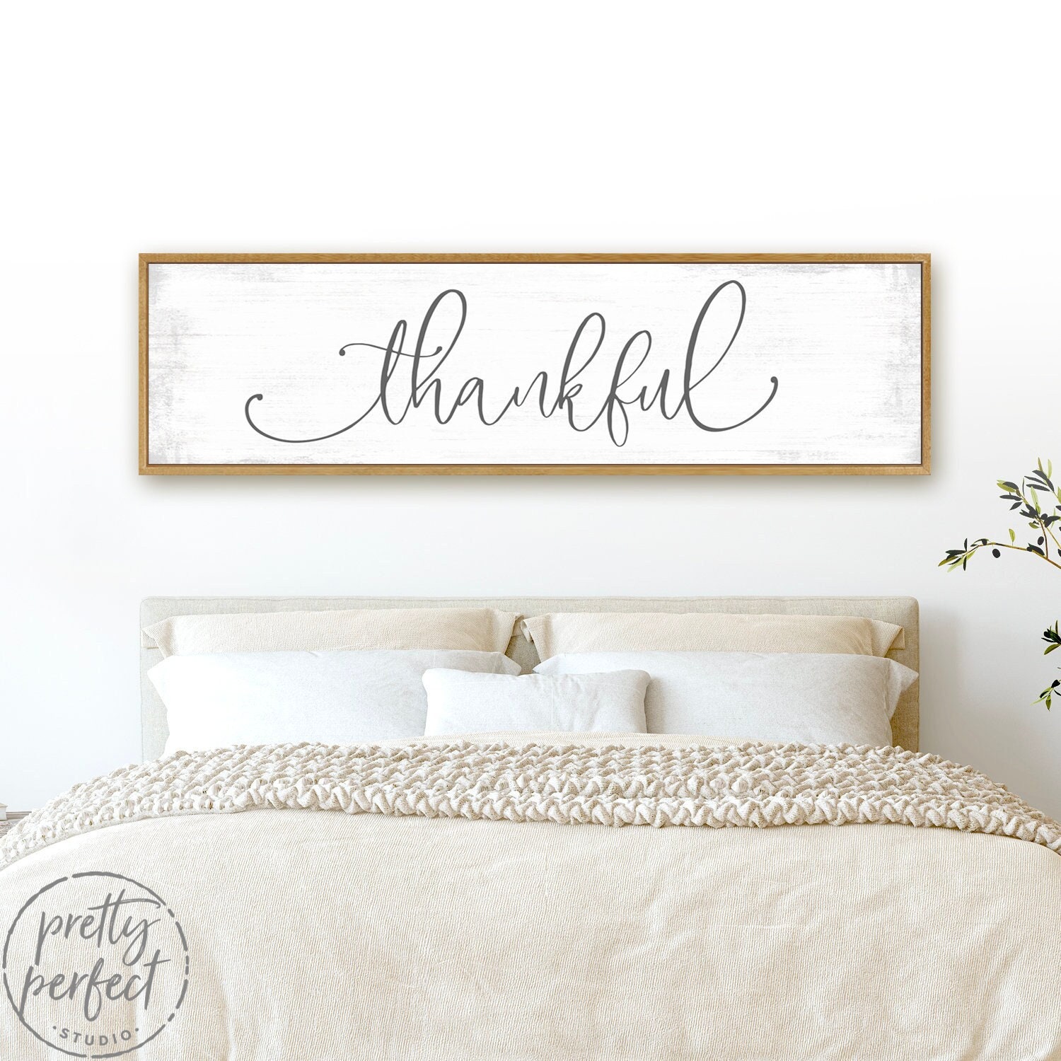 Large Thankful Sign | For Wall