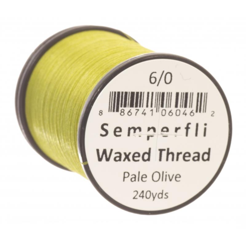 Semperfli Classic Waxed Thread Pale Olive 6/0