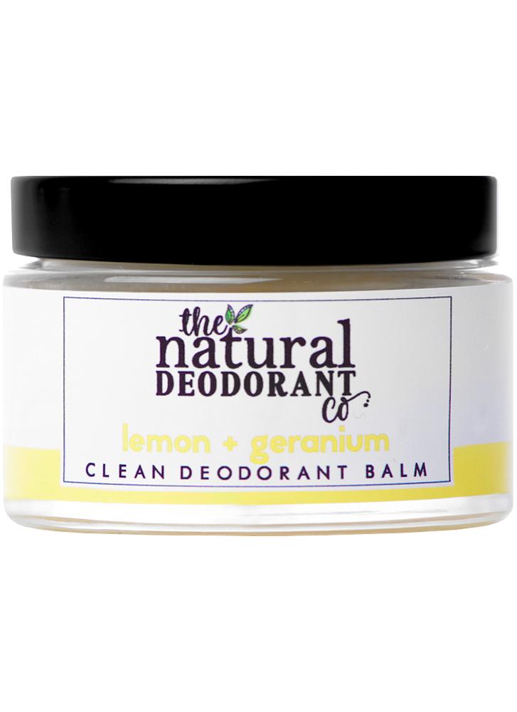 Natural Deodorant Co Clean Deodorant Balm Lemon Geranium