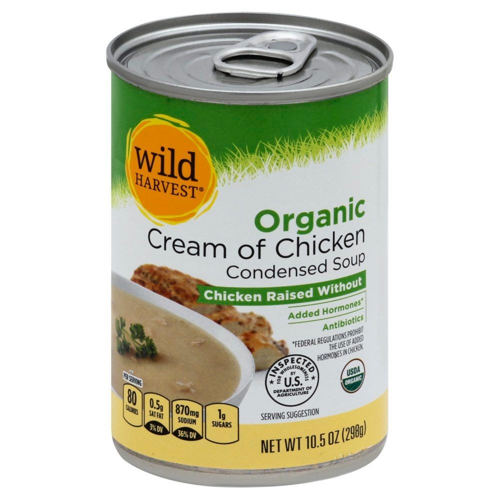 Wild Harvest Cream of Chicken Soup - 10.5 oz