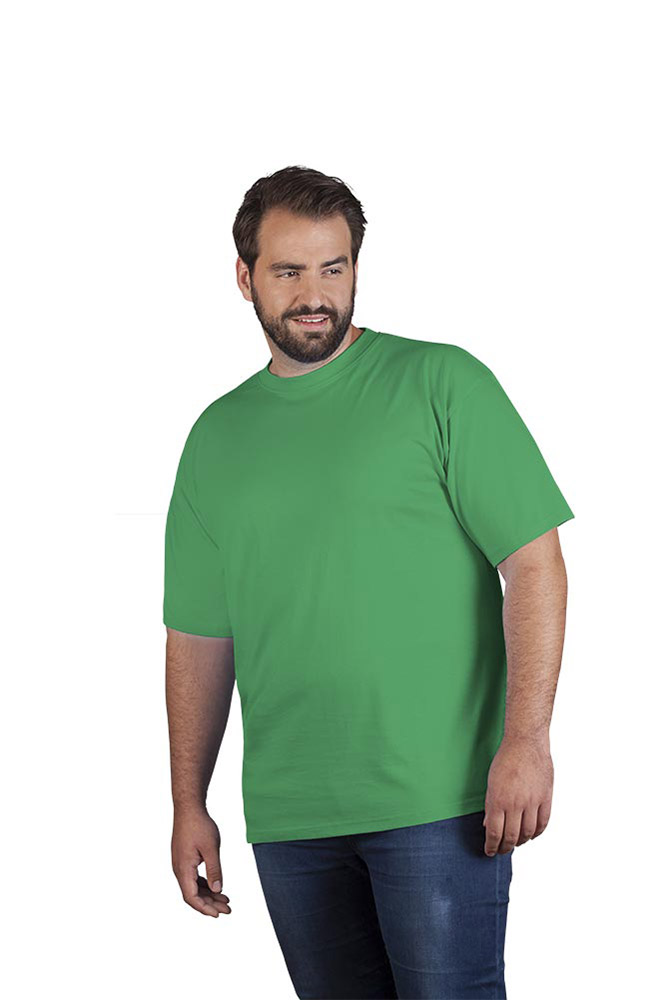 Premium T-Shirt Plus Size Herren, Dunkelgrün, 4XL