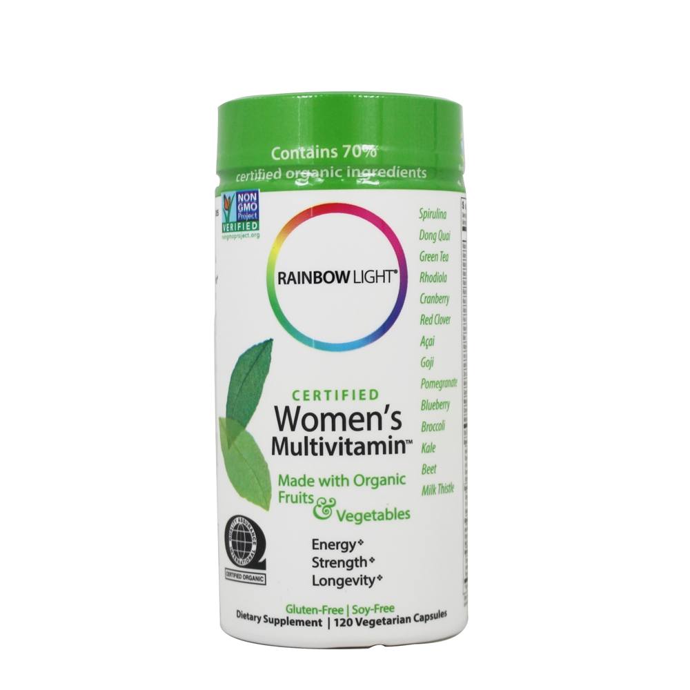 Rainbow Light - Certified Women's Multivitamin - 120 Vegetarian Capsules