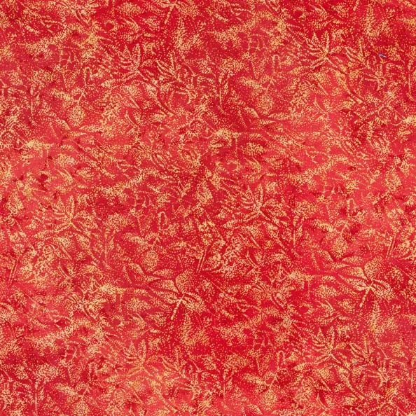 Cherry Red Pearlized Metallic Blender From Fairy Frost Collection By Michael Miller Fabrics 100% Pearlized Cotton Metallic