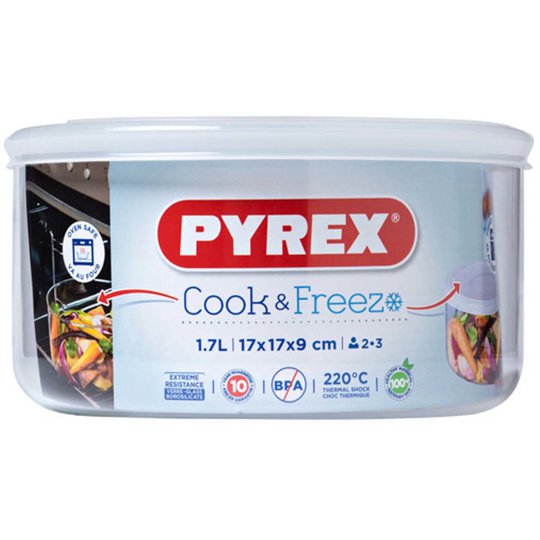Pyrex Cook & Freeze Matlåda 17x9 cm 1,7 l