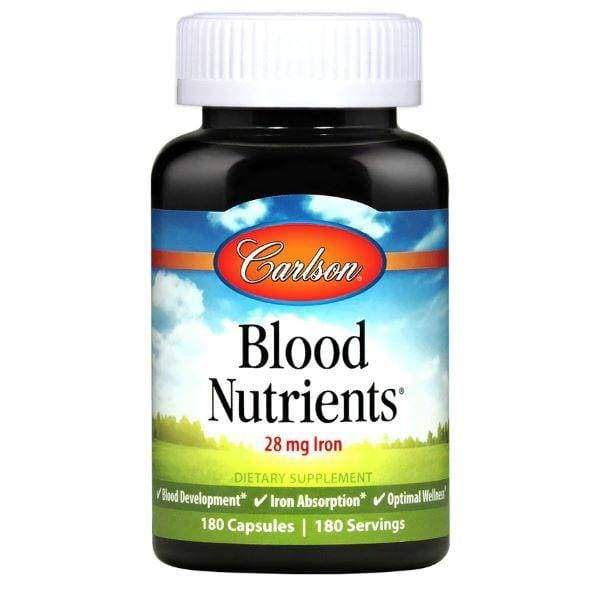 Blood Nutrients, 28mg Iron - 180 caps