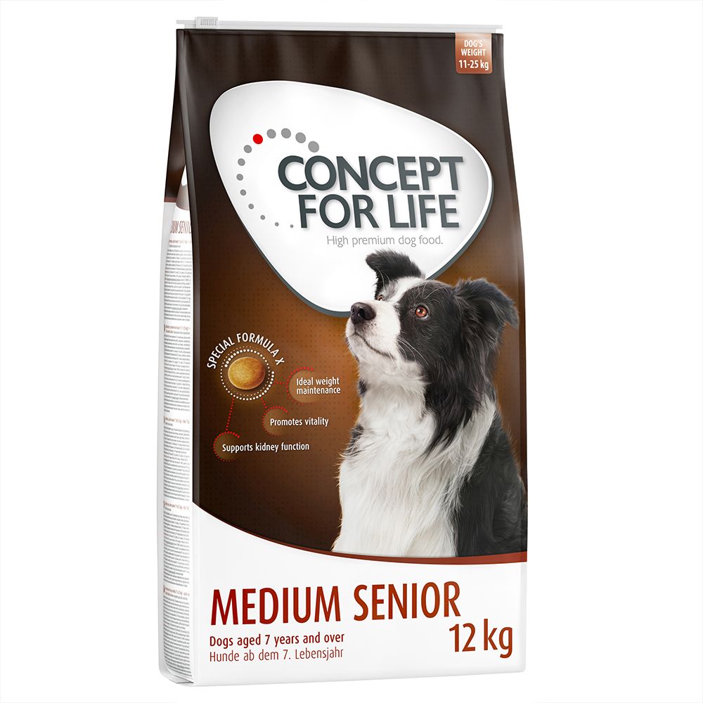 Concept for Life Medium Senior - Economy Pack: 2 x 12kg