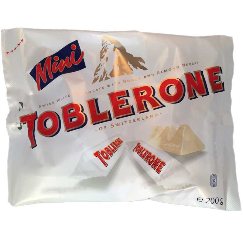 Toblerone white mini - 37% rabatt