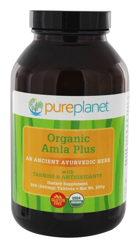Pure Planet - Organic Amla Plus 500 mg. - 500 Tablets