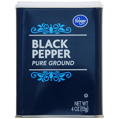 Kroger Pure Ground Black Pepper - 4.0 oz