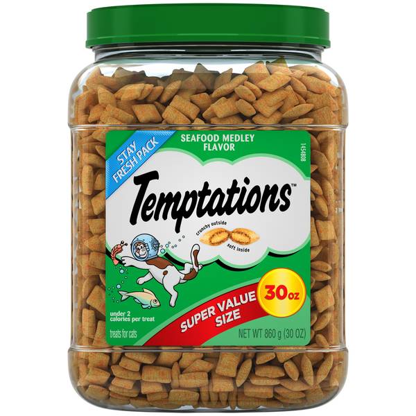 Temptations 30 oz Seafood Medley Cat Treats