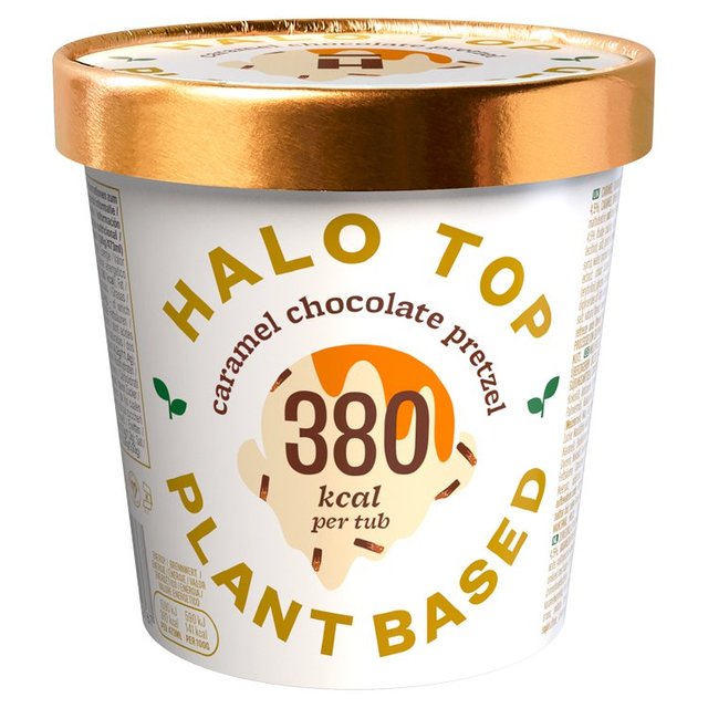 Halo Top Oat Milk Caramel Chocolate Pretzel Ice Cream