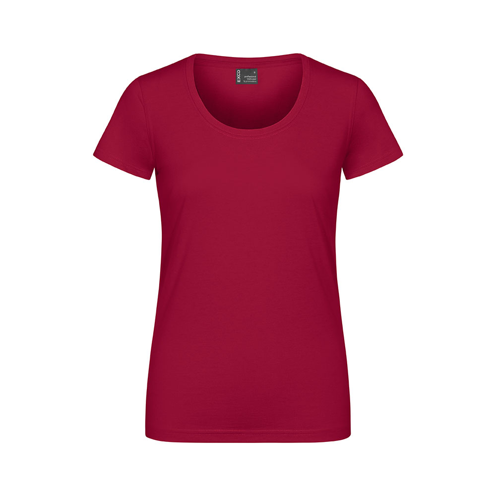 EXCD T-Shirt Plus Size Damen, Granat, XXXL