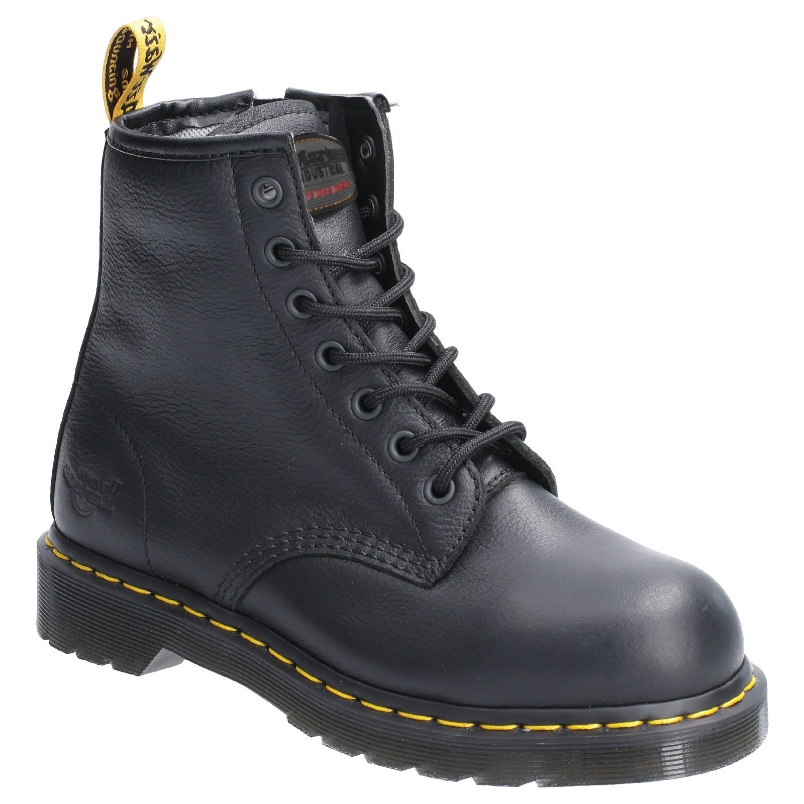Dr Martens Women's Maple Zip Lace Up Safety Boot Various Colours 29515 - Black 5