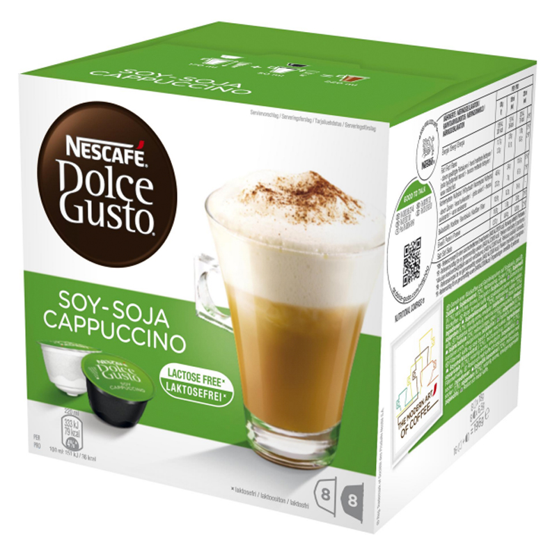 Kaffekapslar "Soja Cappuccino" 16-pack - 44% rabatt