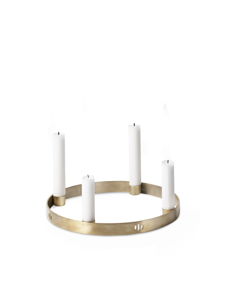 buy Ferm Living - Circle Candle Holder Small - Brass (5725) online |  