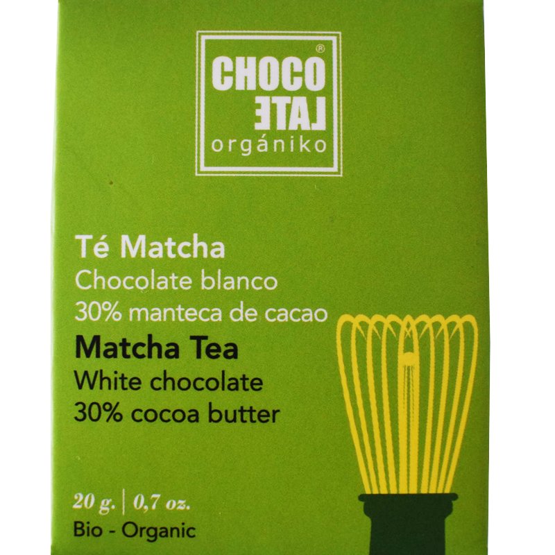 Eko Vit choklad med matcha te - 25% rabatt