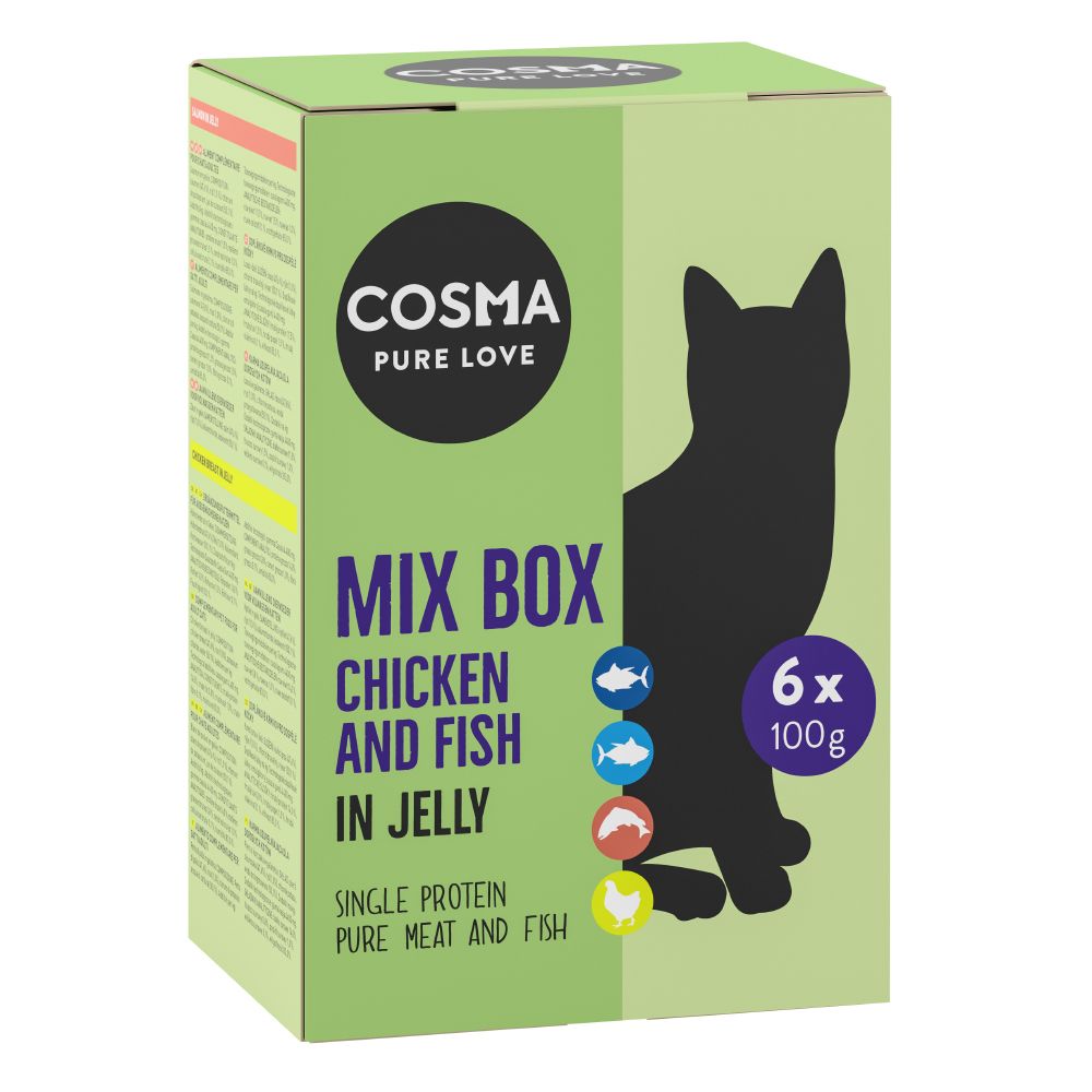 Cosma Original Pouches Mixed Trial Pack - 24 x 100g Mixed Pack (4 Varieties)