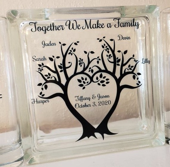 Wedding Unity Sand Ceremony Set Blended Family Together We Make A Family-Blended Family-Tree-Tpuwus207
