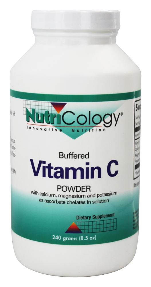 Nutricology - Buffered Vitamin C Powder with Calcium Magnesium & Potassium - 240 Grams