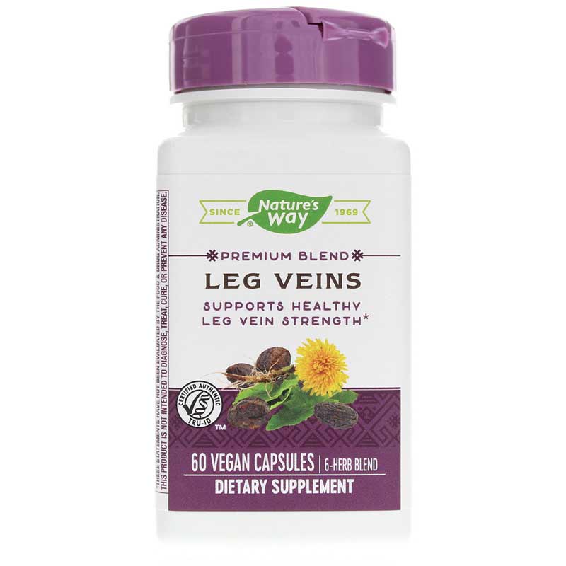 Natures Way Leg Veins 60 Vegan Capsules