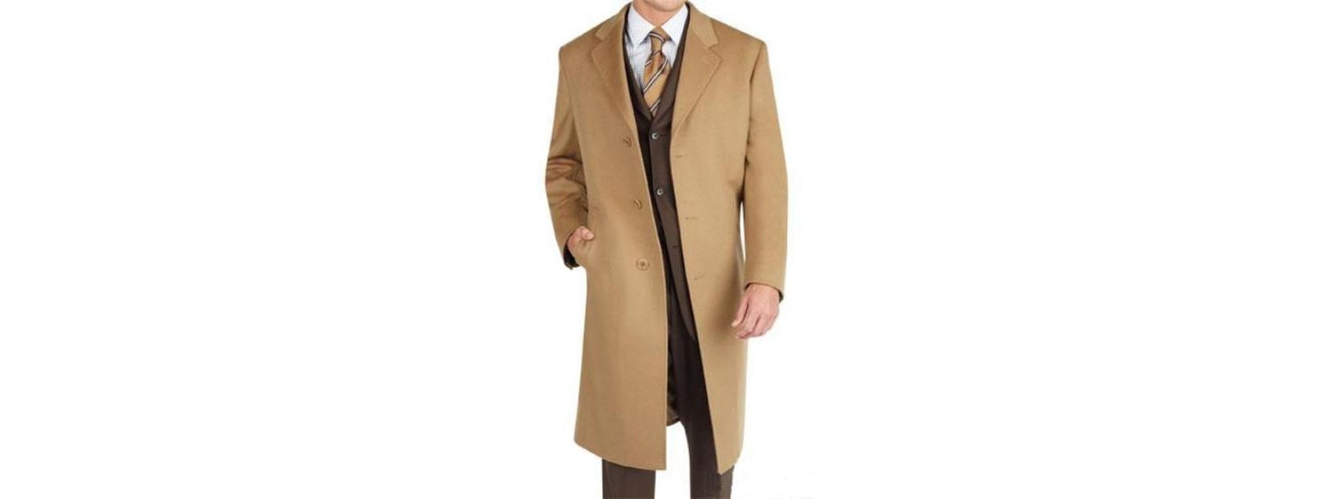 Alberto Nardoni Khaki Wool Blend Topcoats - Overcoat, Camel
