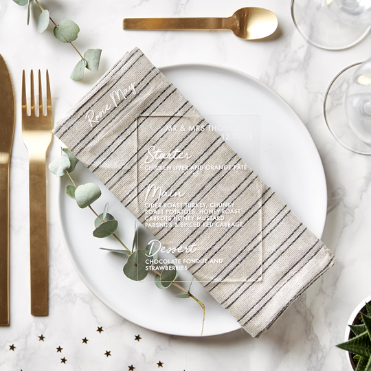 Buy Personalised Engraved Place Setting online
