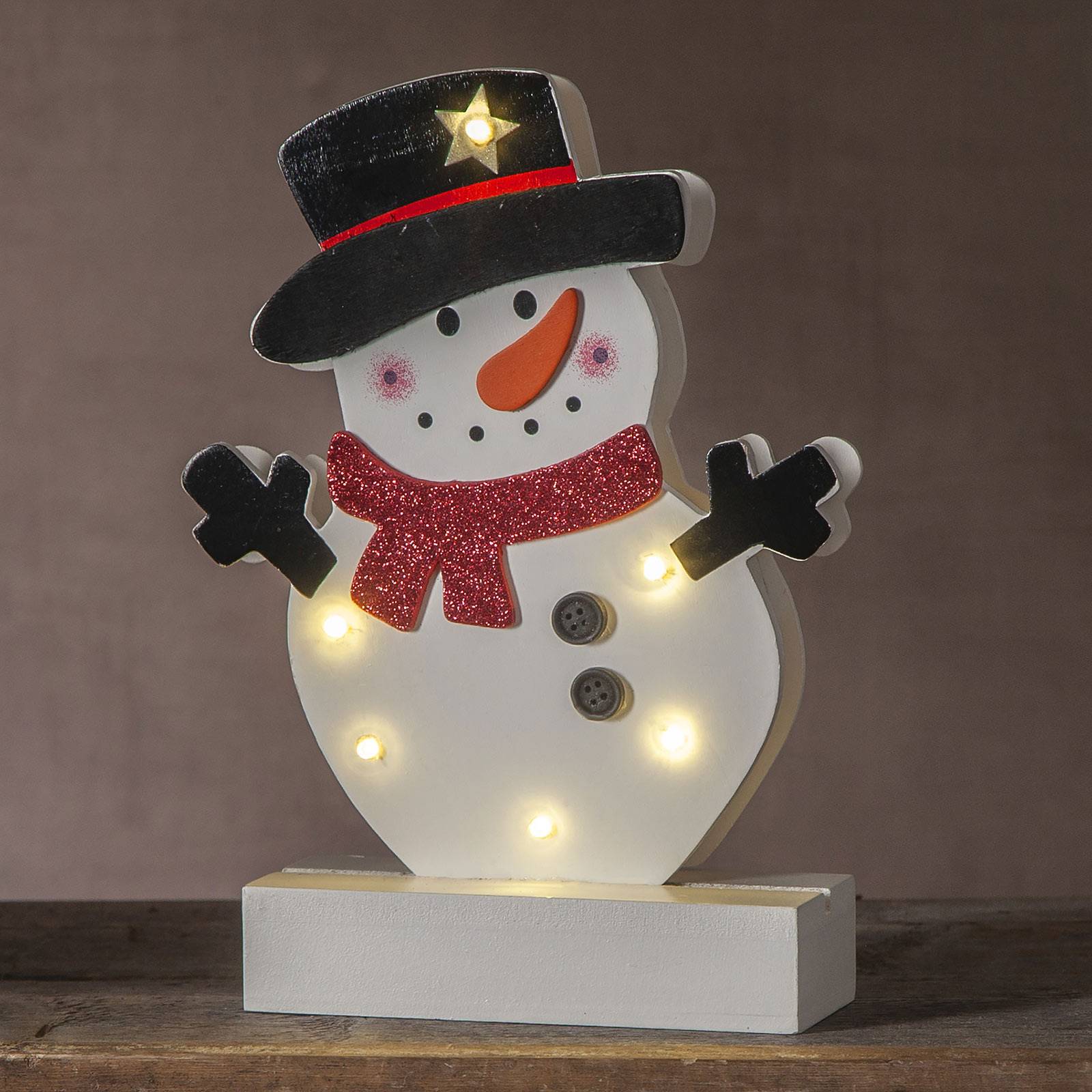 LED-koristevalaisin lumiukko Freddy