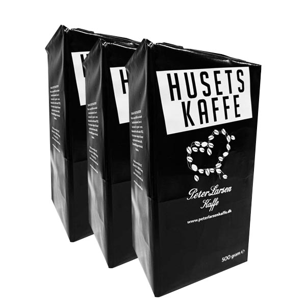 Husets Kaffe - Peter Larsen - 3st x 500g