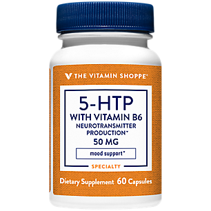 5-HTP with Vitamin B6 for Mood Support - 50 MG (60 Capsules)