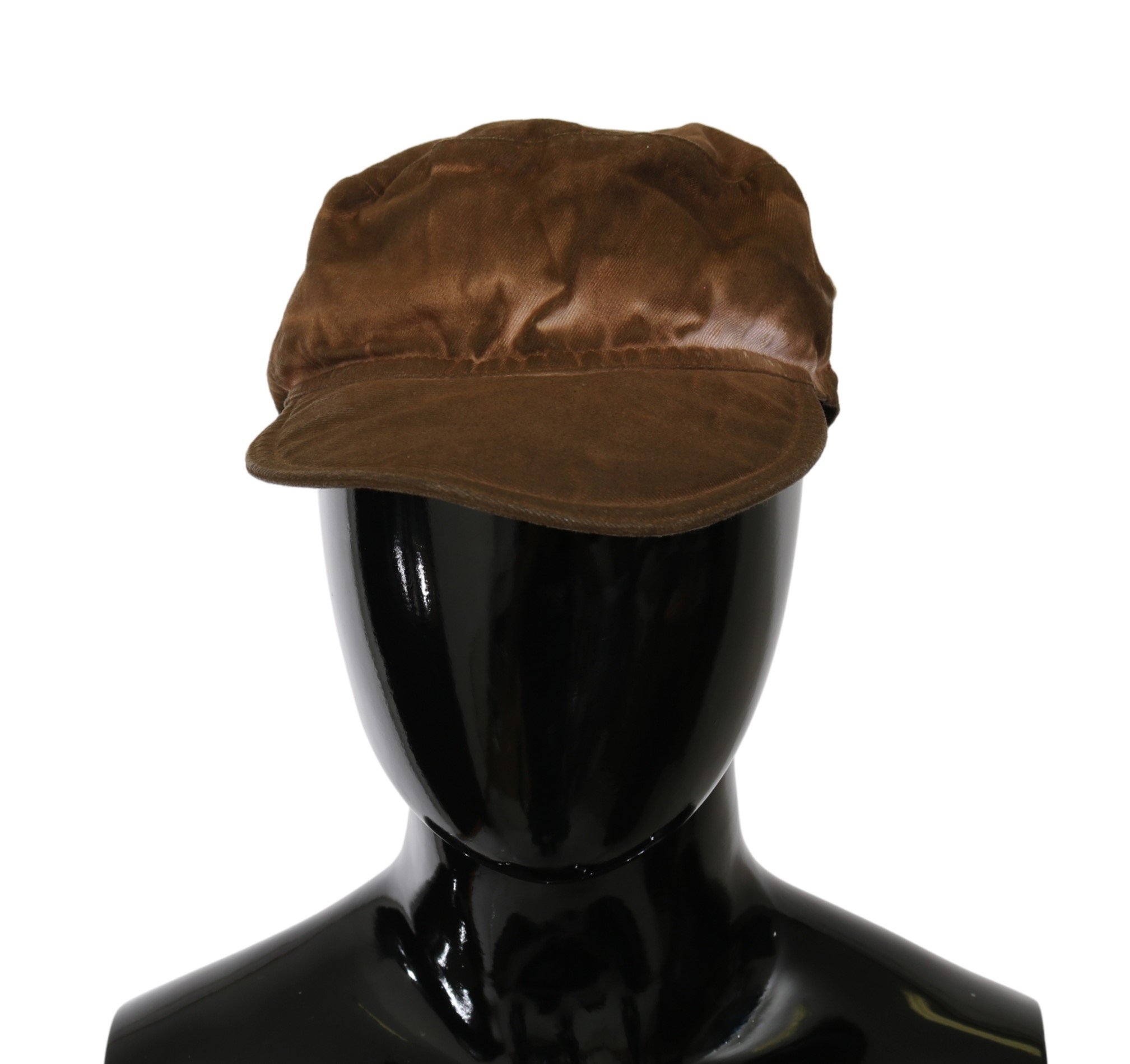 Costume National Women's Newsboy Beret Cabbie Hat Brown HAT20002BG - 57 cm|S