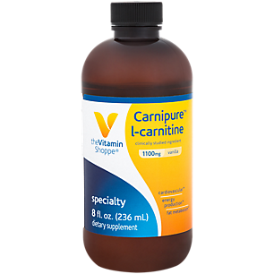 Carnipure L-Carnitine Amino Acid - 1,100 MG - Vanilla (8 Fluid Ounces)