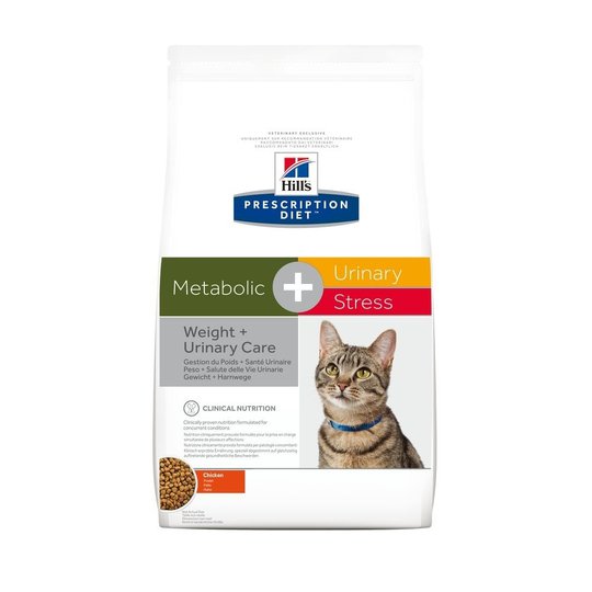 Hill's Prescription Diet Feline Metabolic + Urinary Stress Weight + Urinary Care Chicken (1,5 kg)
