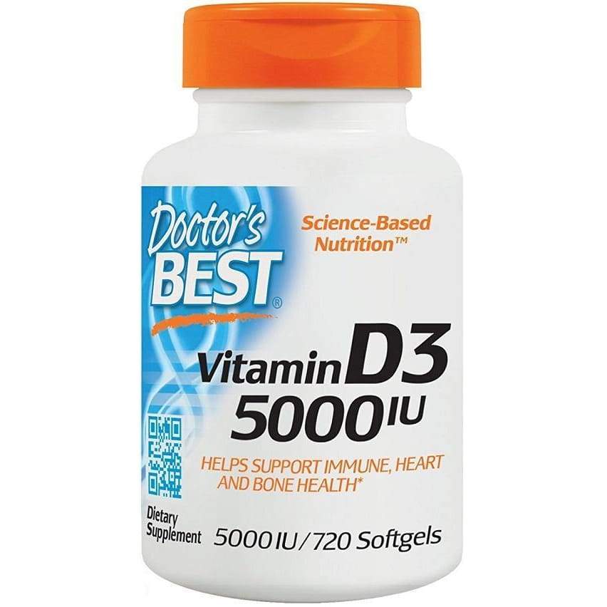 Vitamin D3, 5000 IU - 720 softgels