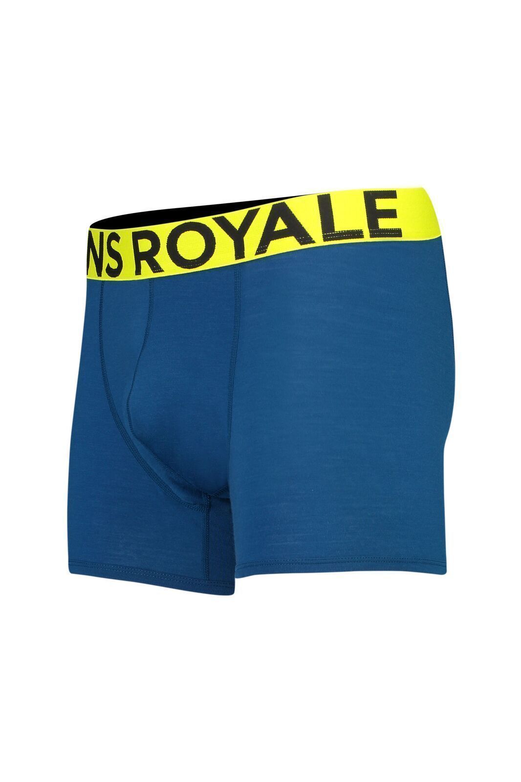 Mons Royale Men's Hold 'em Shorty Boxer - Merino wool, Oily blue / S
