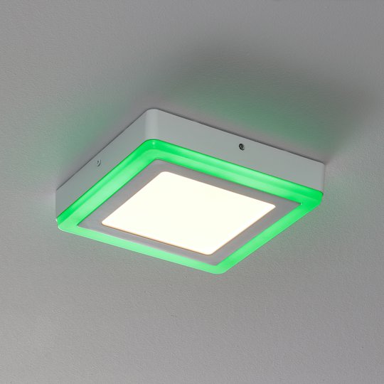 LEDVANCE LED Color+white square-kattovalaisin 20cm