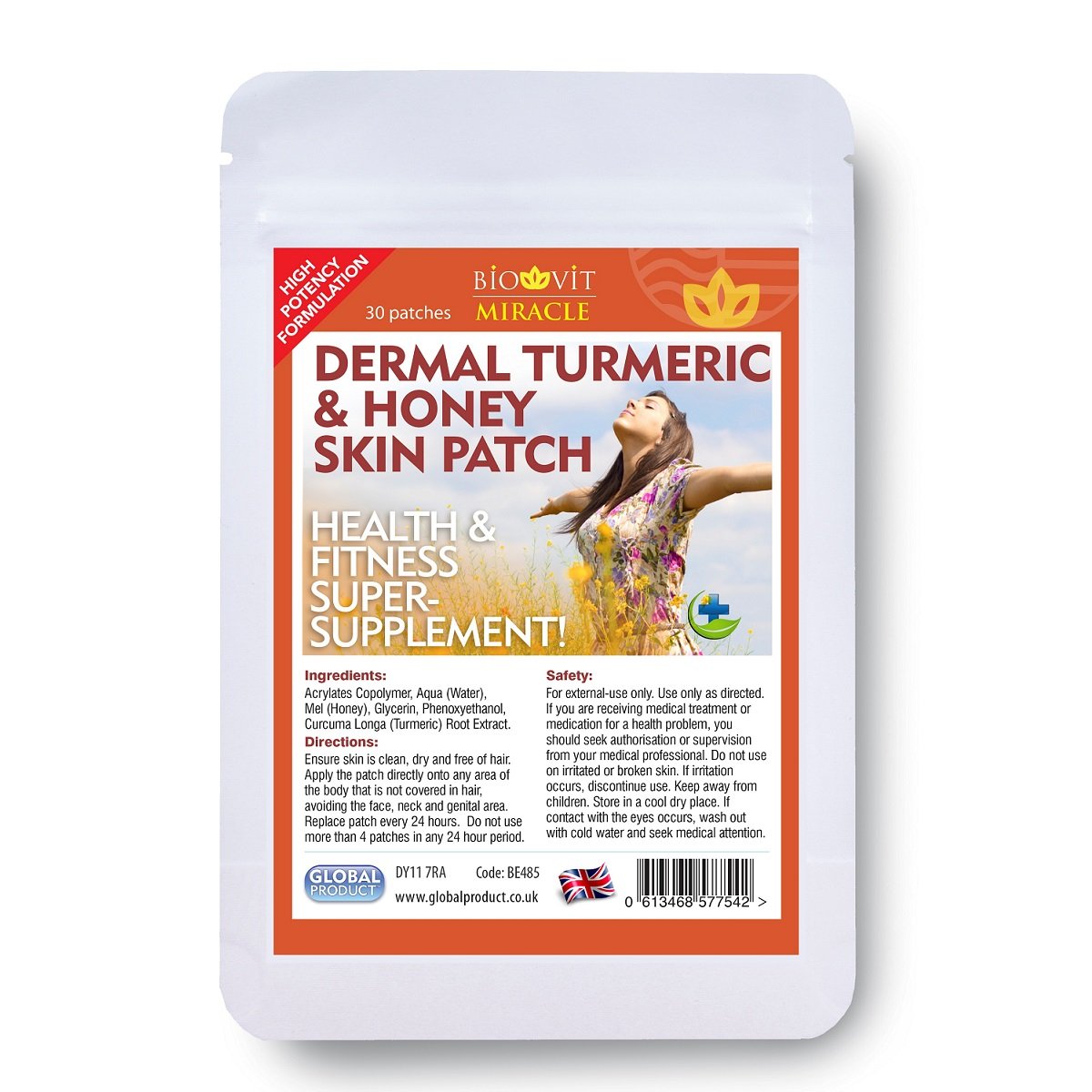 Turmeric & Honey Dermal Patches-BUY 1 GET 1 FREE