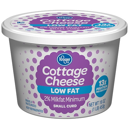Kroger 2% Lowfat Small Curd Cottage Cheese - 16.0 oz