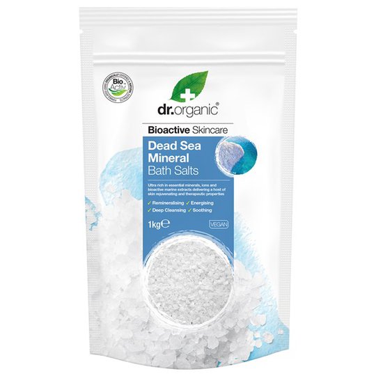 Dr. Organic Dead Sea Mineral Bath Salts, 1 kg