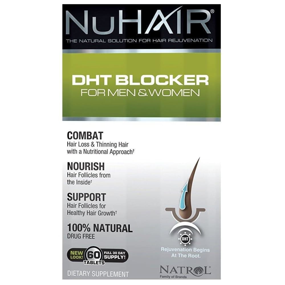 NuHair DHT Blocker for Men & Women - 60 tablets