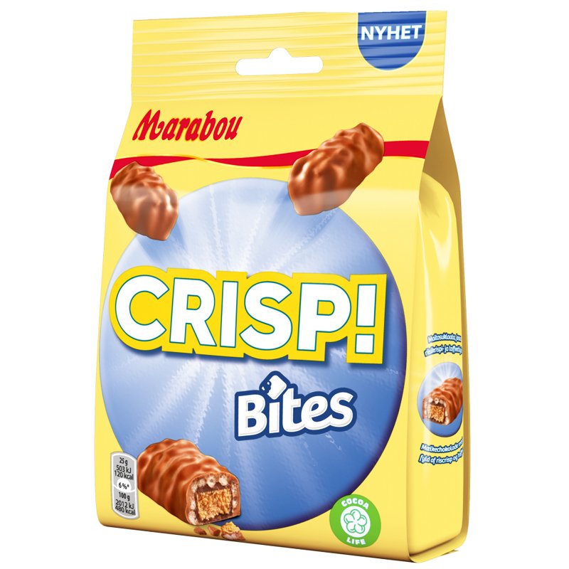 Marabou Crisp Bites 140g