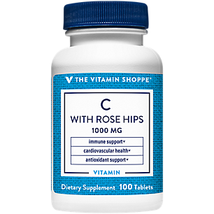 Vitamin C with Rose Hips - Immune Support - 1,000 MG (100 Tablets)