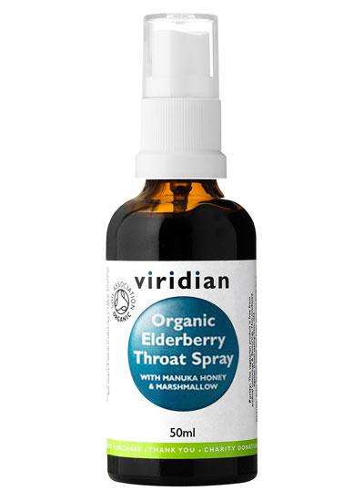 Viridian Organic Elderberry Throat Spray