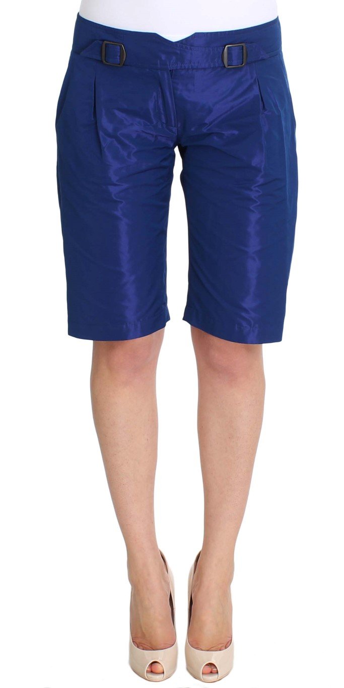 Ermanno Scervino Women's Above Knees Bermuda Shorts Blue SIG30385 - IT40|S