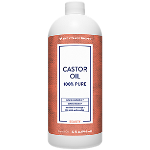 Castor Oil - 100% Pure Topical Massage Oil for Soft Skin, Soothes Joint & Muscles (32 fl. oz.)