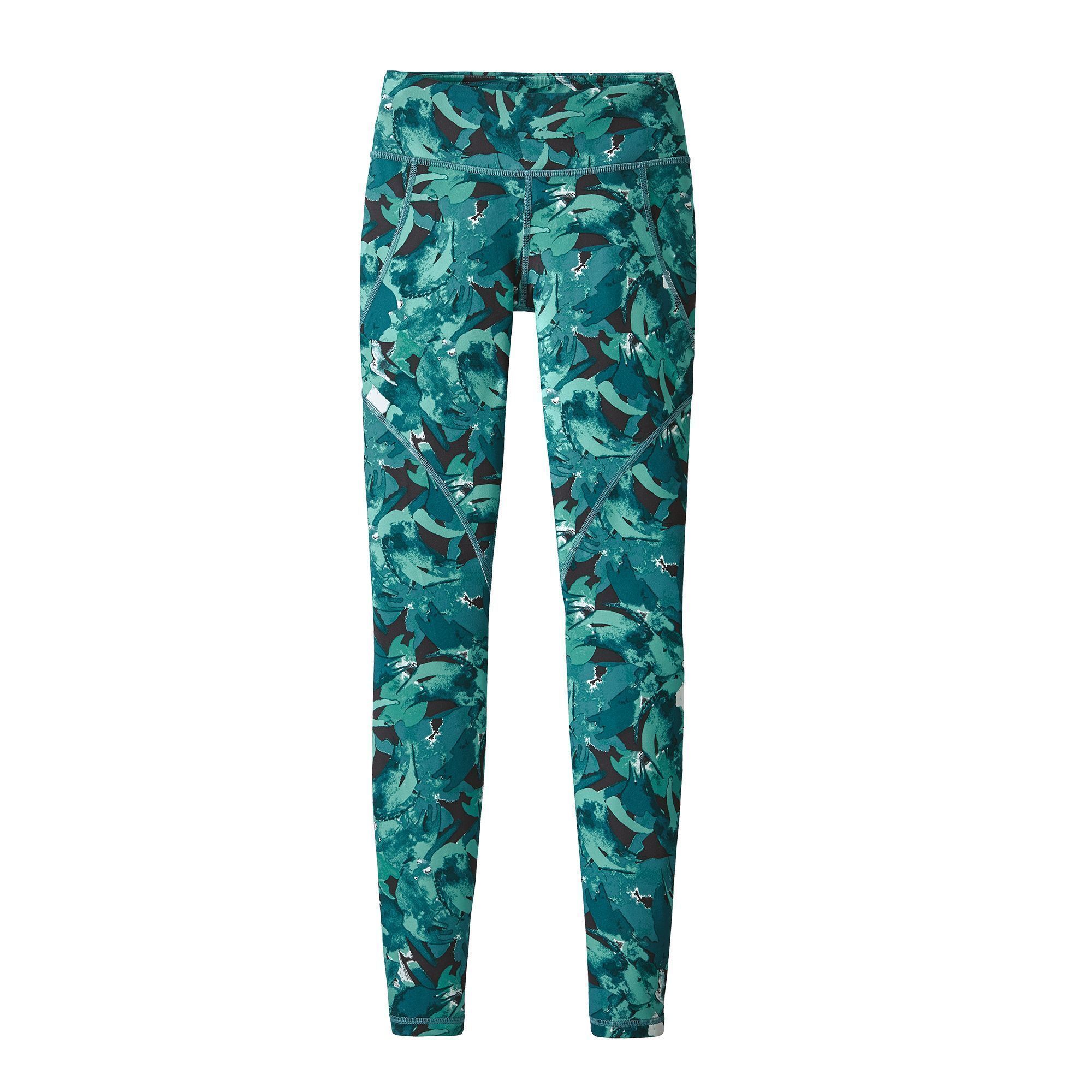 Patagonia Women's Centered Tights - Recycled Polyester, Abstract Jungle / XS